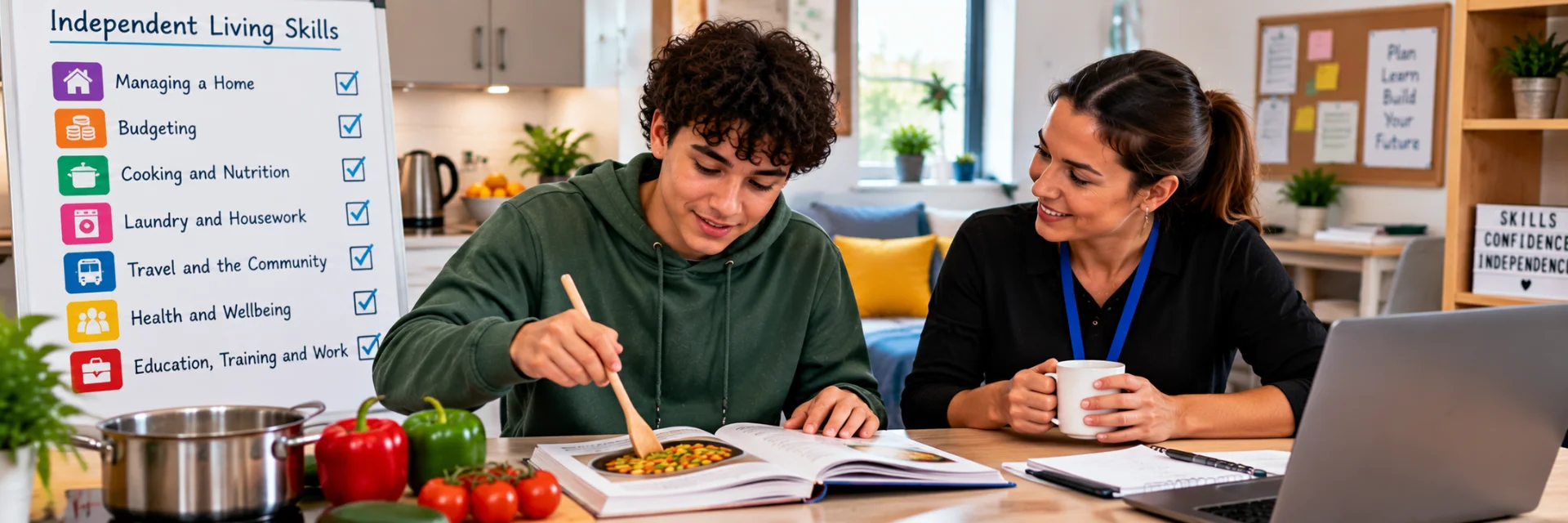 Supporting Young People to Develop Independent Living Skills - Supported Accommodation